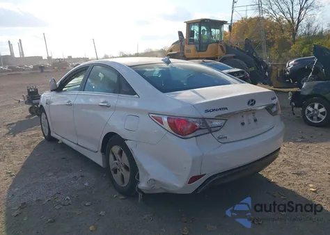 2012 Hyundai Sonata Hybrid из США, поврежденный, VIN KMHEC4A49CA046734